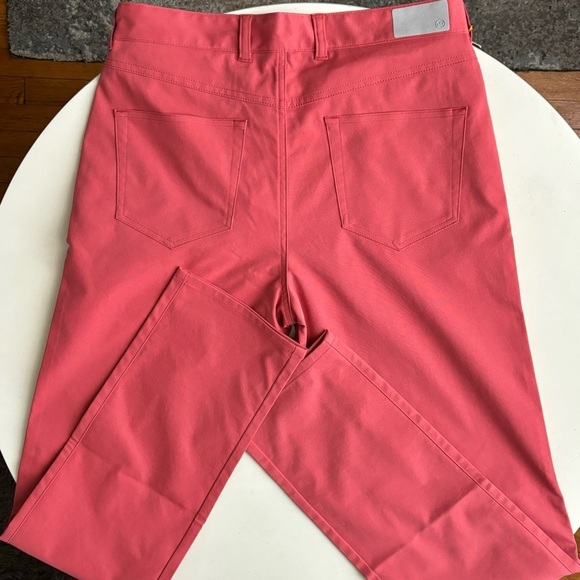 Peter Millar Men’s Performance Five-Pocket Pant Cape Red 32x34 New - Picture 8 of 9